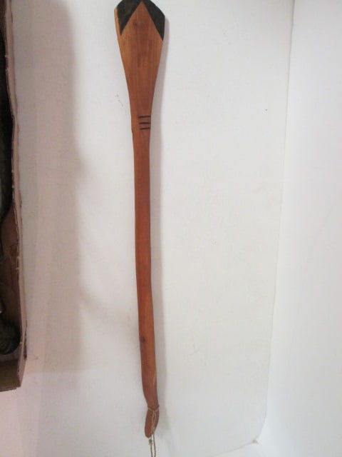 Grouping of Wood Carved Tribal Folk Art Figures - 7