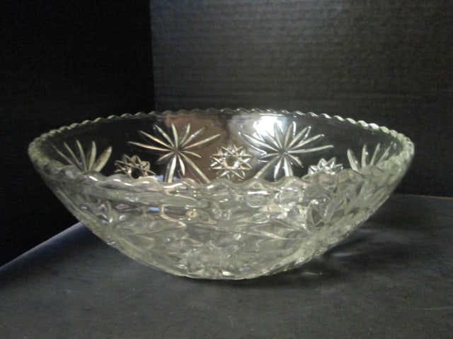 Anchor Hocking Early American Prescut Bowls, Chip 'n Dip Plates and Set of Shakers - 2