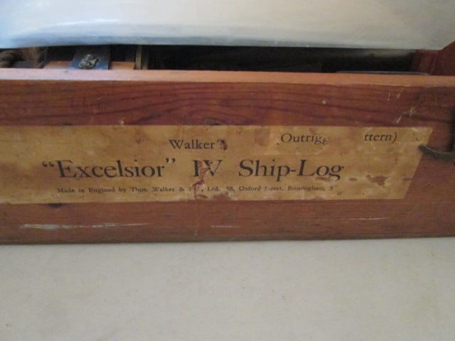 Vintage Thomas Walker & Son Ltd. Walker's "Excelsior" IV Patent Ship's Log/Taffrail Log - 3