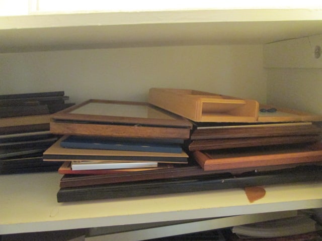Closet FULL of Photo and Picture Frames - 6
