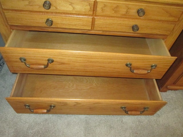 Thomasville Oak Armoire/Media Cabinet - 3