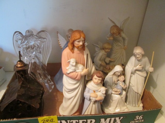 Collection of Christian Figures and Musical Figurines: see pictures and preview for selection