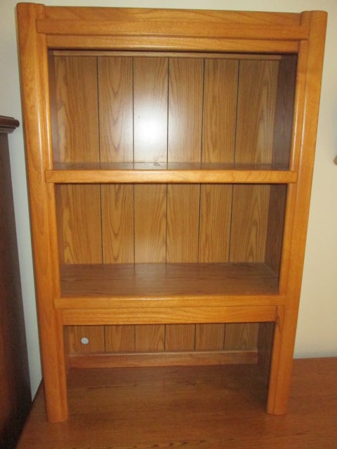 Thomasville Oak Dresser with Bookcase Hutch - 2