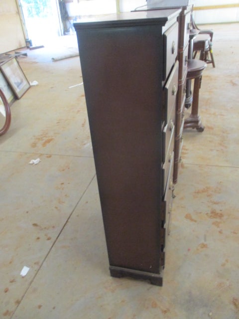 The Bombay Co. Mahogany Neoclassical Style 7 Drawer Lingerie Cabinet - 2