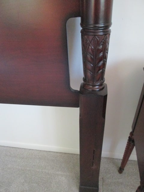 The Bombay Co. King Size Mahogany Poster Headboard - 2