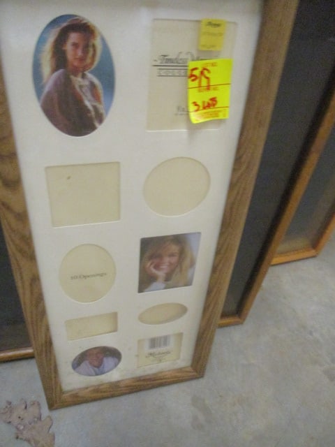 Pair of Wood Shadow Box Frames and Collage Photo Frame - 4