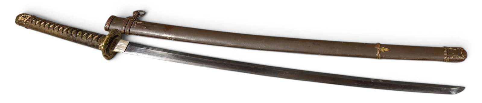 Excellent WWII Japanese Army Officer Katana with Muromachi Samurai Blade Signed Sukesada (1547) - 4