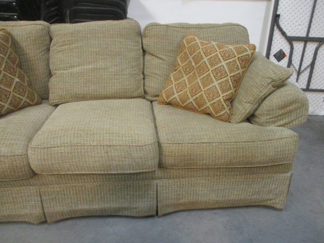Old Colony Furniture Upholstered Rolled Arm Sofa - 4