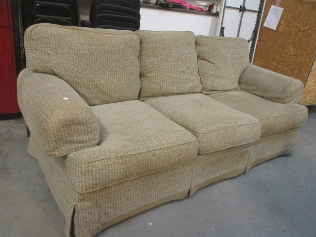 Old Colony Furniture Upholstered Rolled Arm Sofa - 7