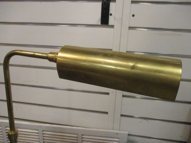 Pharmacy Style Midcentury Brass Floor Lamp - 2