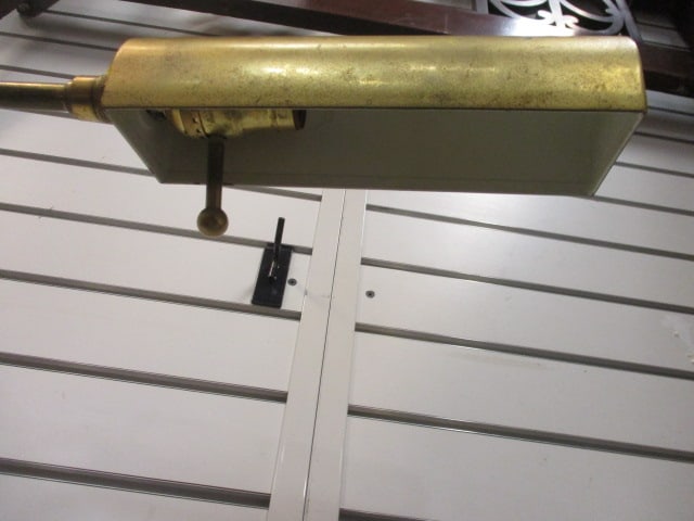 Pharmacy Style Midcentury Brass Floor Lamp - 4