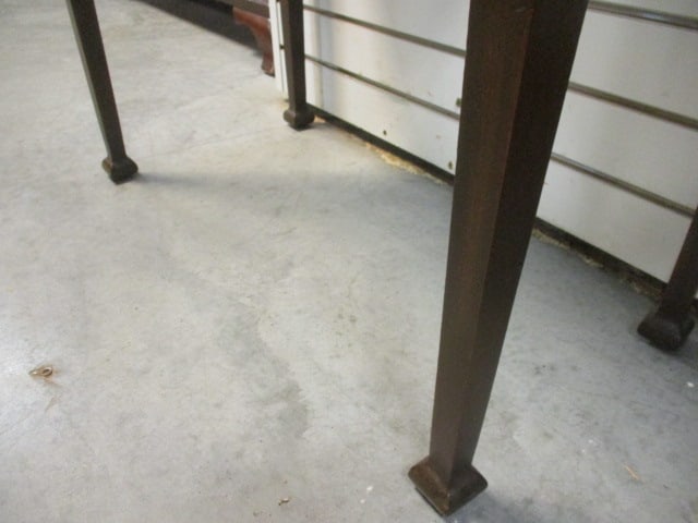 Wooden Vtg. 2 Door Storage Stand Art Deco Style - 4