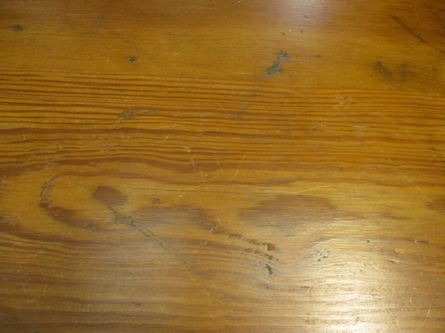 Antique Wood 2 Drawer Writing Desk w/Turned Legs - 3