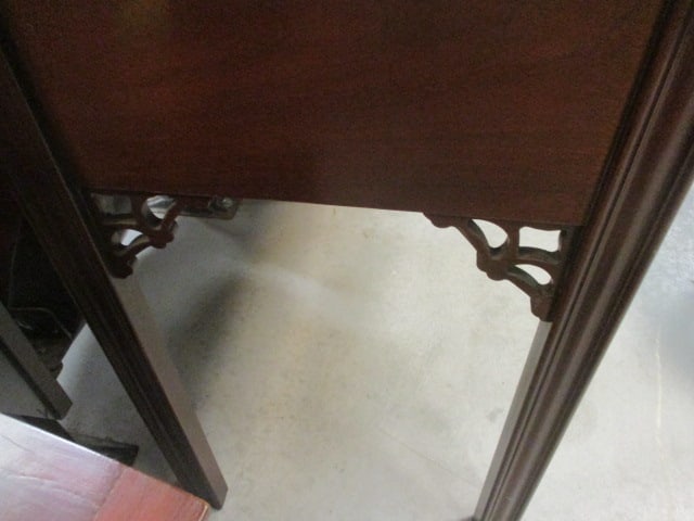 Mahogany Finish Silver Flatware Console - 6