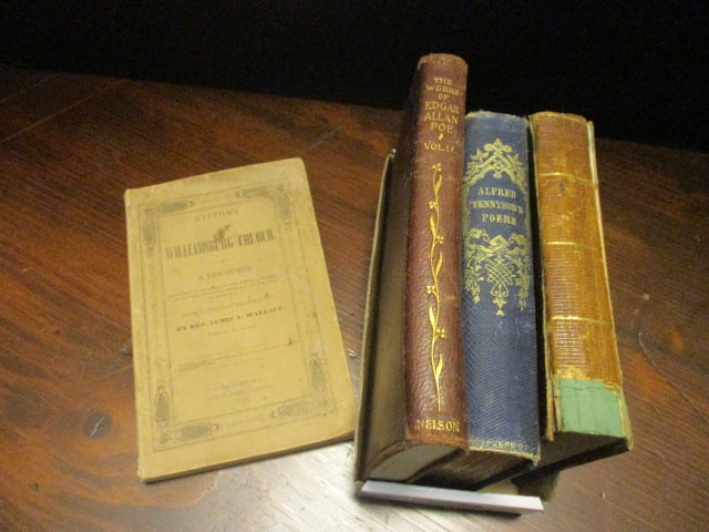 Antique Books-Edgar Allan Poe 1905,Alfred Tennyson 1859, (1 of 9)