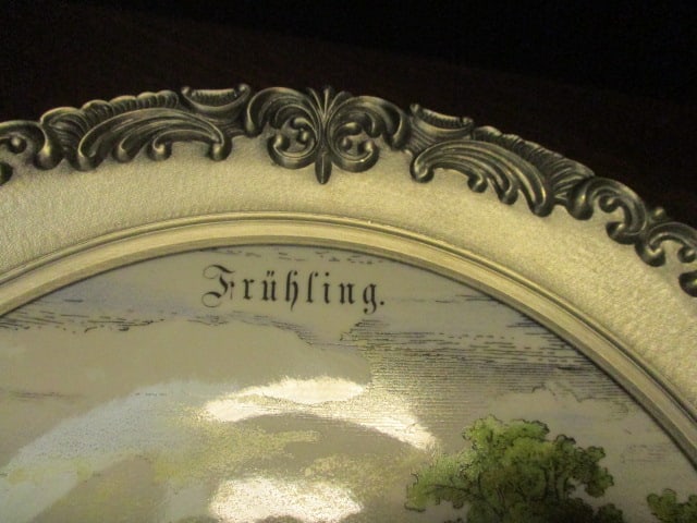 Children's Scenes Collectable Pewter Plates (4) & - 3
