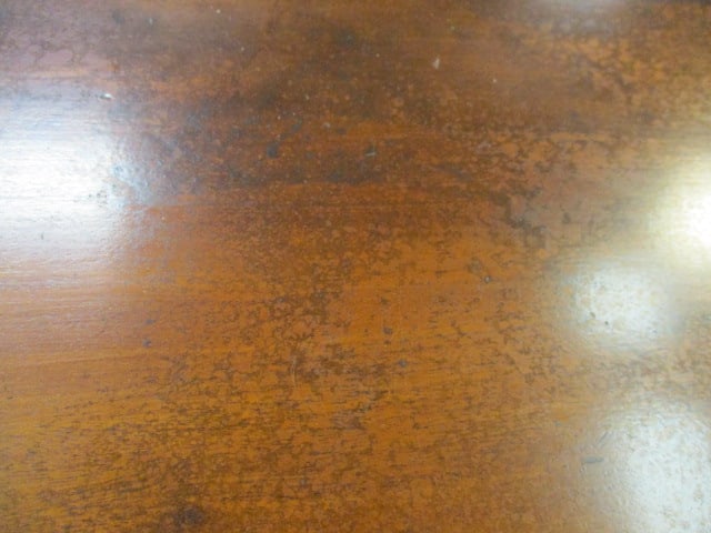 Demi-Lune Mahogany Entry Table w/Turned Legs - 3