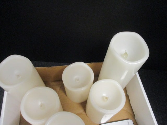 Flameless LED Pillar Candles (Battery-Operated) - 3