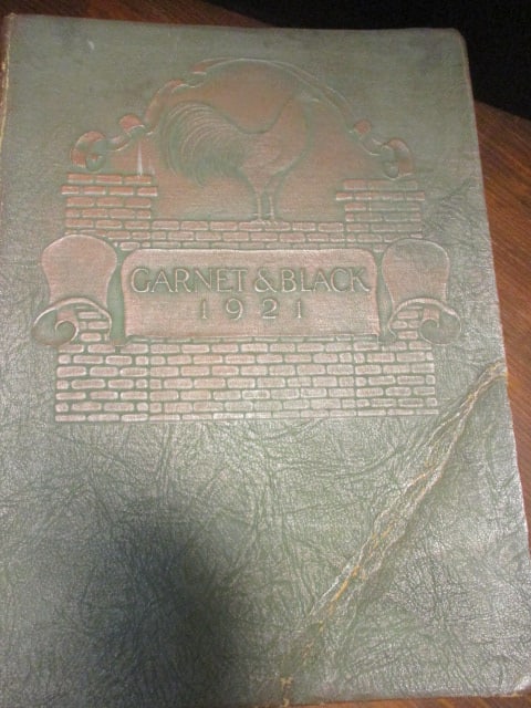 The Bohemian Leather Bound Wofford 1910 Yearbook & - 2