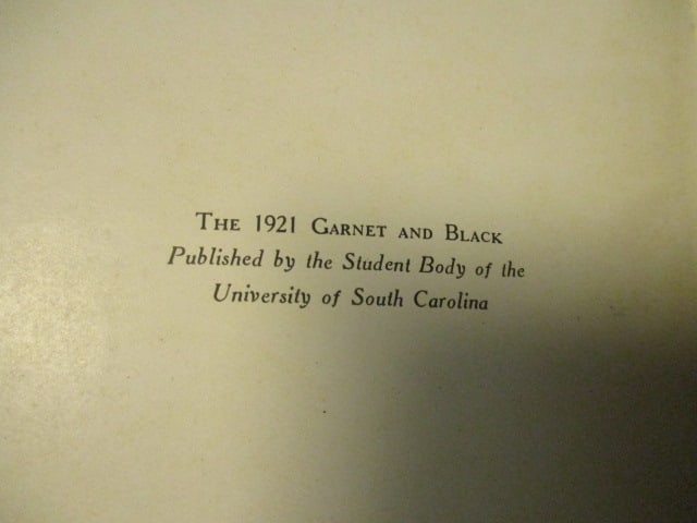 The Bohemian Leather Bound Wofford 1910 Yearbook & - 3