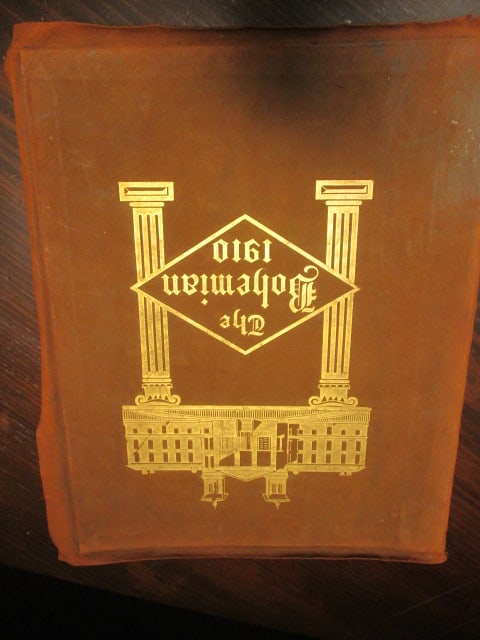 The Bohemian Leather Bound Wofford 1910 Yearbook & - 5