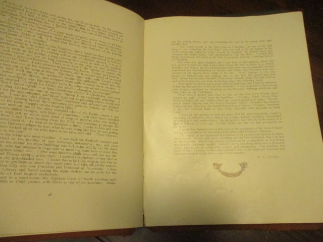 The Bohemian Leather Bound Wofford 1910 Yearbook & - 7