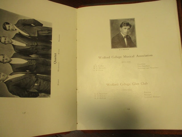 The Bohemian Leather Bound Wofford 1910 Yearbook & - 8