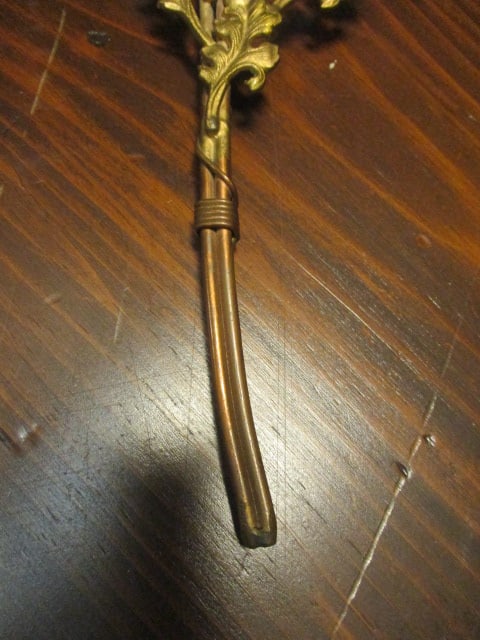 Art Nouveau Hand Magnifying Glass w/oval moonstone cabochons - 4