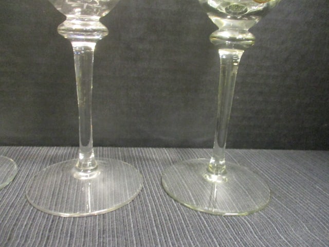 Handpainted Butterfly & Floral Motif Goblets (Lot of 4) - 7