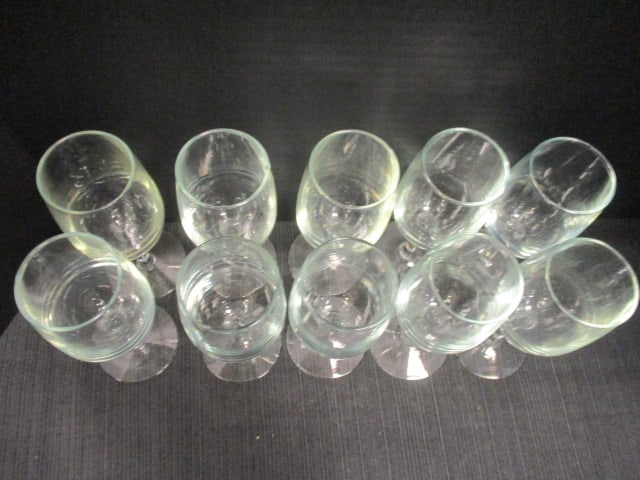 Short Stemmed Wine Goblets (Lot of 10) - 2