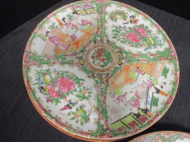 Chinese Rose Medalian Porcelain Dinnerware (12 PC) - 9