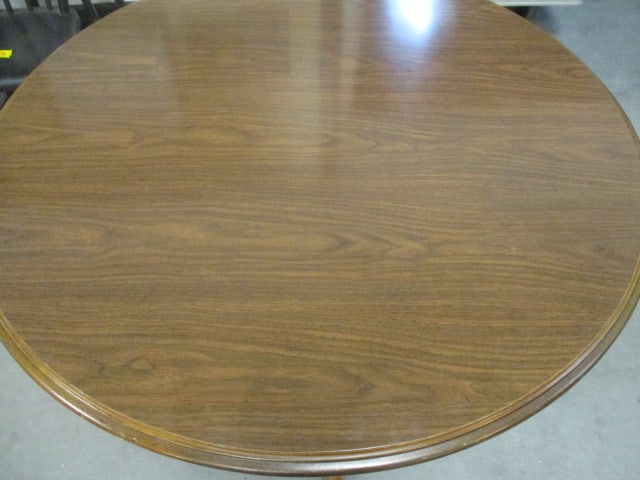 Wood Pedestal Dining Table - 2