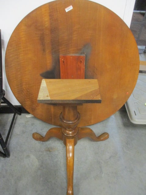 Wood Pedestal Dining Table - 6