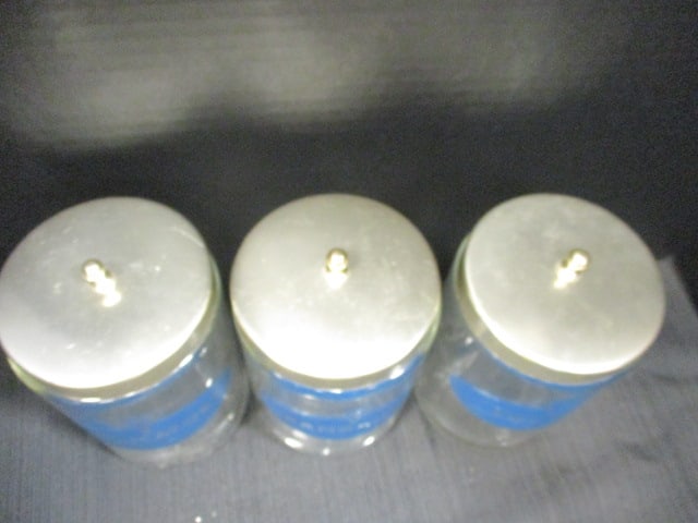 Grafco Medical Sundry Jars w/Metal Lids (Lot of 3) - 5
