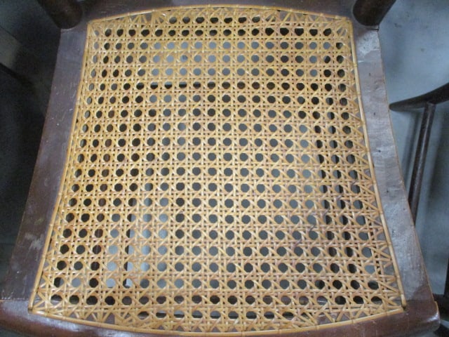 Wood Side Chairs (PR) w/Woven Cane Seats - 4