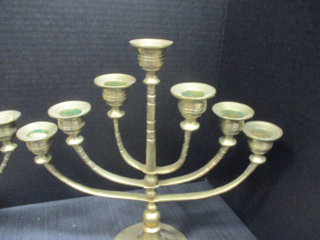 Brass Candleabras (Lot of 2) - 4