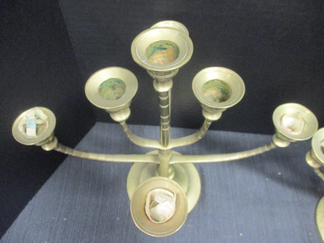 Brass Candleabras (Lot of 2) - 6