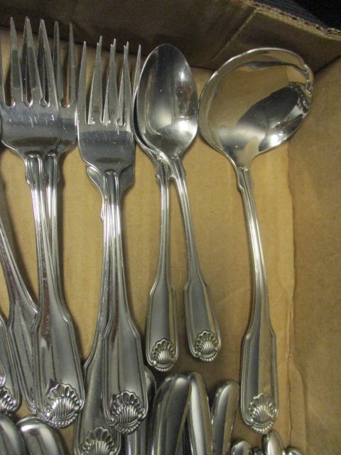 Oneida (17 PC) Flatware & 23 PC Unmarked Flatware - 2