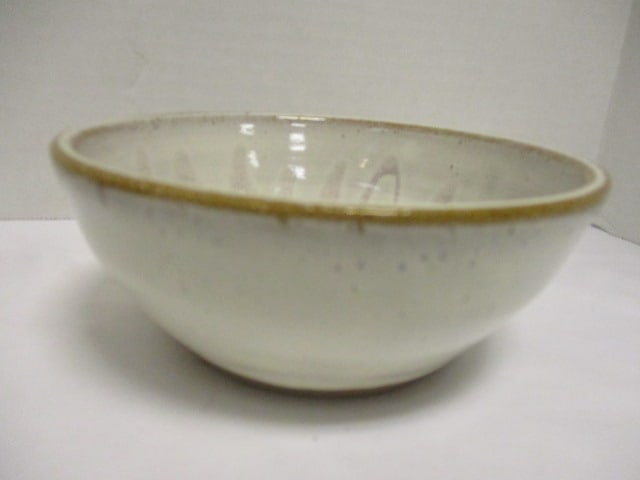 Signed Pottery Bowls (Lot of 4) - 4
