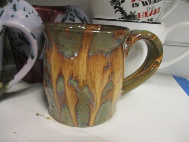 Pottery & Ceramic Mugs Grouping - 2