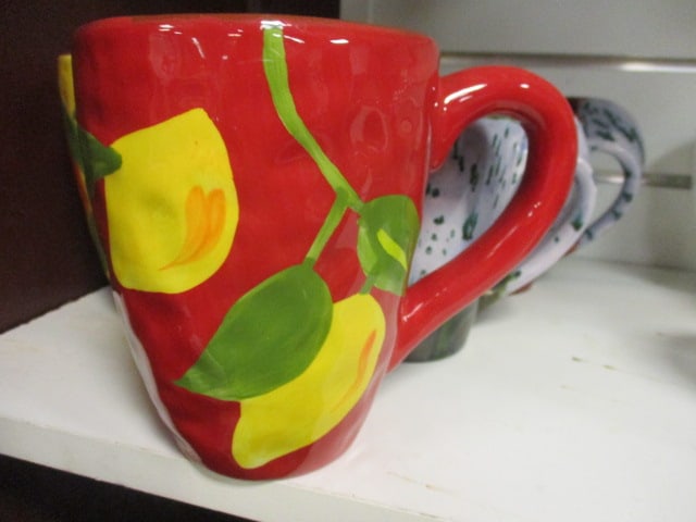 Pottery & Ceramic Mugs Grouping - 5
