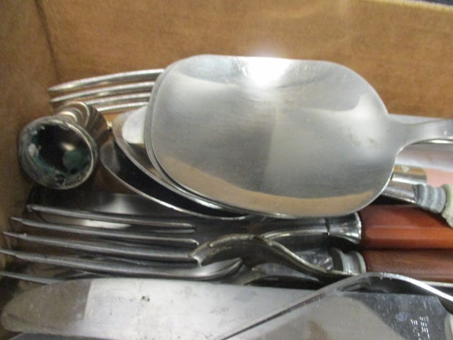 Bakelite Handle Knives, forks, misc. Grouping - 4