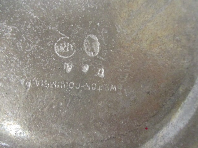 Pewter Lidded Serving Bowl, Pewter Cup, Candleholder, Plate - 5