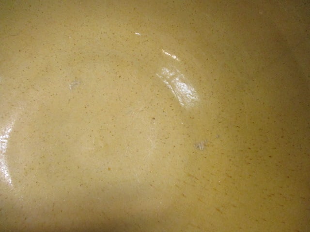 Yelloware Ceramic Batter Bowl w/Pouring Spout - 3