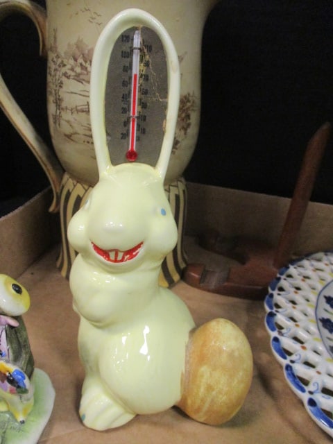 Rabbit Rare Thermometer, Ceramic Creamer, Oval Plate, etc. - 4