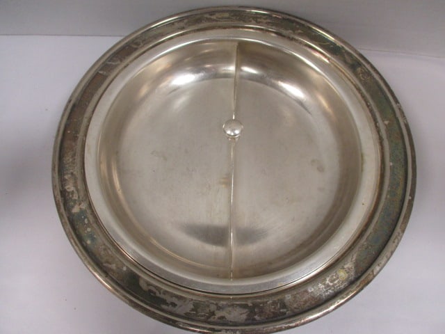 Silverplate Platter, Serving Dish, Metal Flatware Holder - 7