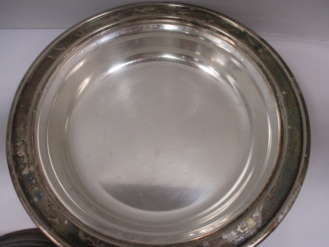Silverplate Platter, Serving Dish, Metal Flatware Holder - 8