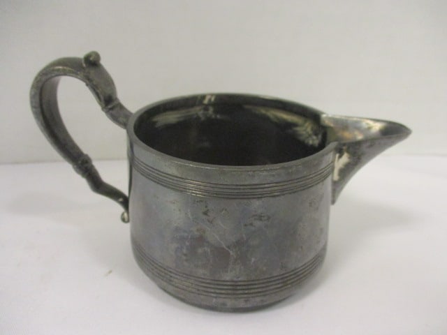 Peerless Silver Co. (Lot of 3) Pewter Mugs, Barbour Bros. Bowl, - 6