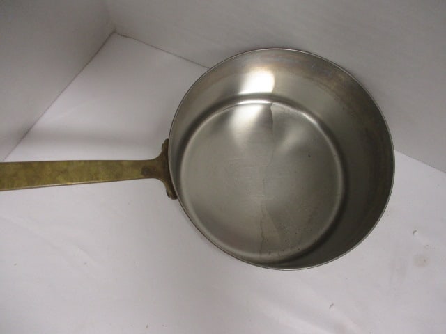 Copper & Brass 8" Hammered Pitcher, Copper/Brass Saucepan, - 8