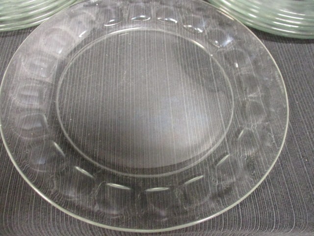 Clear Glass Snack/Salad Plates Grouping (Lot of 24) - 3